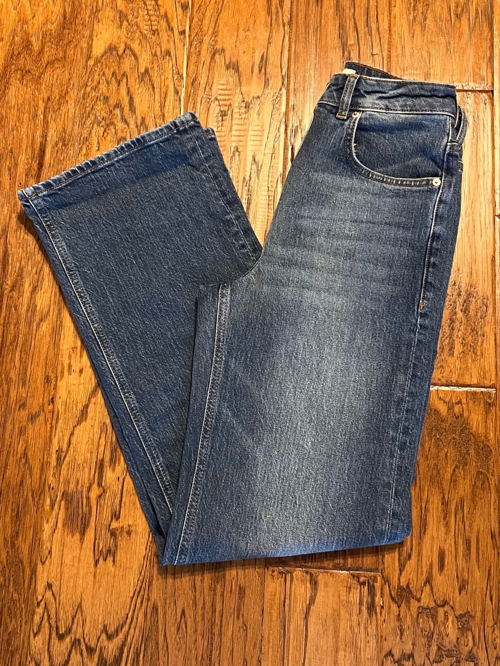 Reiss Mid Rise Wide Leg Jeans – Size W24